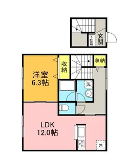 ウィング成城【203号室号室】の間取り