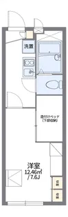 レオパレスフエキ【2階】の間取り