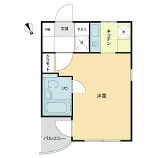 カルトゥーシュ芦花【3階】の間取り
