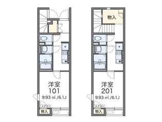 レオネクストソフィア【1階】の間取り