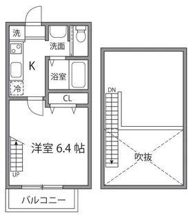 セピアコート仙川【2階】の間取り