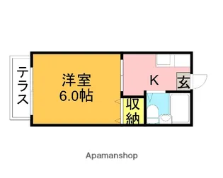 東京都小金井市緑町5丁目【マンション】の間取り