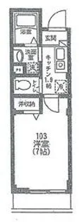 サンドリヨン【103号室号室】の間取り