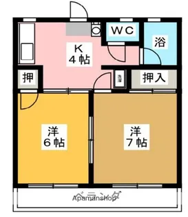 東京都国分寺市戸倉3丁目【マンション】の間取り