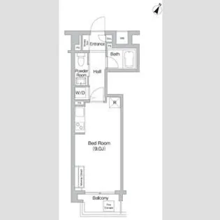 プライムアーバン三軒茶屋【6階】の間取り