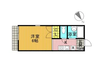 ジュネス吉祥寺【2階】の間取り