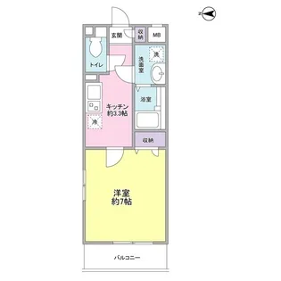 ル ヴァンヴェール 目白【2階】の間取り