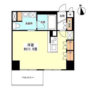 グランカーサ新宿御苑【9階】の間取り