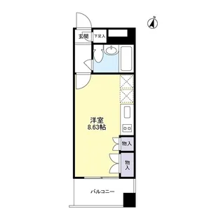 fino JIYUGAOKA【4階】の間取り
