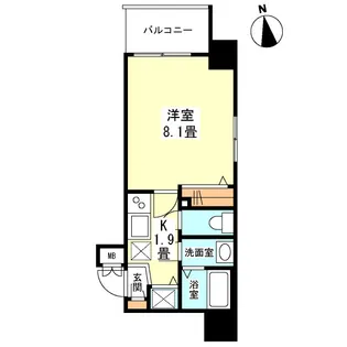 ガーラプレイス新宿御苑【12階】の間取り