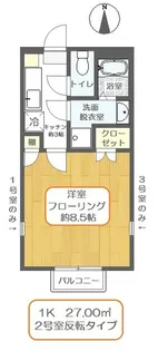 クレセント荻窪【1階】の間取り