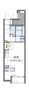 ミランダJ ヴィレッタ Ⅱ【1階】の間取り
