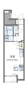 ミランダJ ヴィレッタ Ⅱ【1階】の間取り
