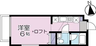 ベルエア野方【2階】の間取り