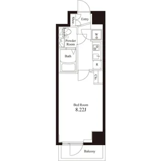 アペルト西新宿【3階】の間取り