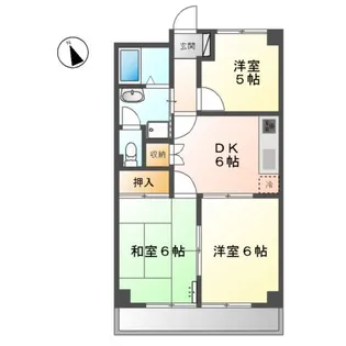 ヴィレッジガーデン【1階】の間取り