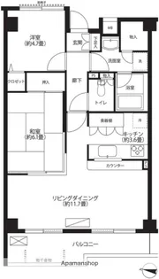 東京都世田谷区祖師谷5丁目【マンション】の間取り