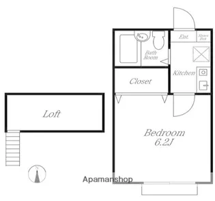 ネスト下井草【1階】の間取り