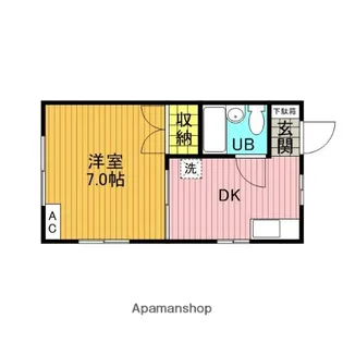 東京都三鷹市新川6丁目【アパート】の間取り