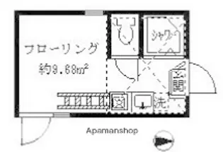 フェリスジャスパー【205号室】の間取り