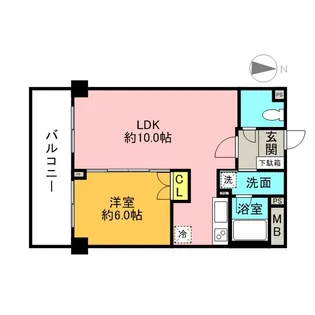 ベル・ソレイユ【1階】の間取り