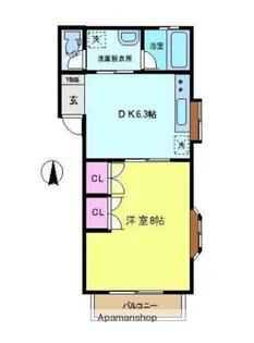 東京都練馬区下石神井4丁目【アパート】の間取り