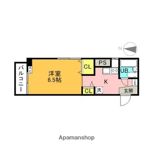 マカカラビル【303号室】の間取り