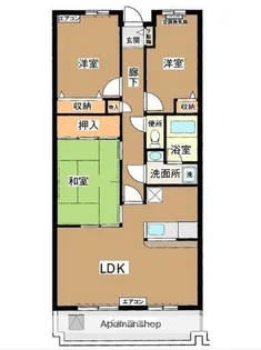 A.I.R【1階】の間取り