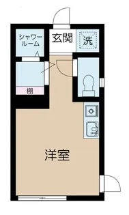 フェリーチェ中野坂上【2階】の間取り