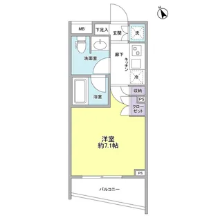サンカント・アン豪徳寺【3階】の間取り