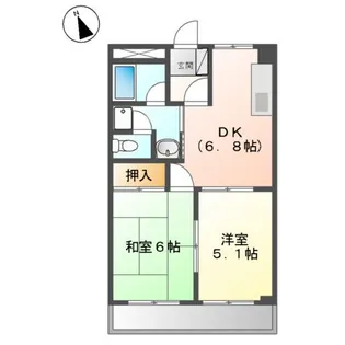 ガーデンスクエア【1階】の間取り