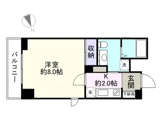 クラヴィーア仙川【301号室号室】の間取り