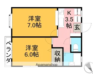 東京都杉並区善福寺1丁目【アパート】の間取り