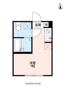 東京都世田谷区砧7丁目【アパート】の間取り