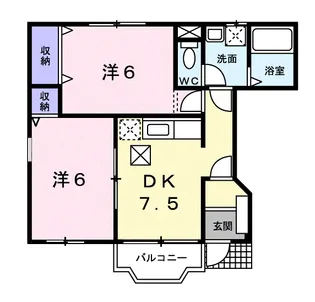 なでしこ【1階】の間取り