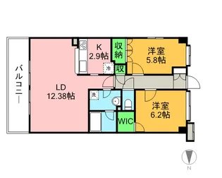 ANESIS KAPPA DUO【2階】の間取り