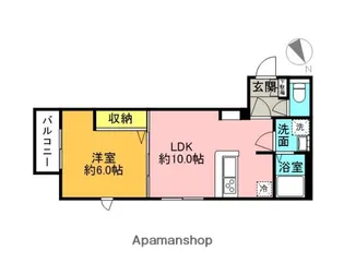 エスタジオ荻窪【2階】の間取り