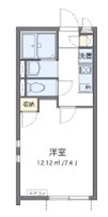クレイノブルーコーポⅡ【2階】の間取り
