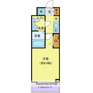 東京都杉並区宮前1丁目【マンション】の間取り