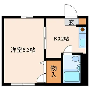 エスペランサ調布【2階】の間取り