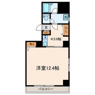 ロジェメント三軒茶屋【3階】の間取り