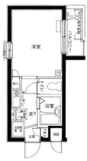 東京都中野区本町2丁目【マンション】の間取り