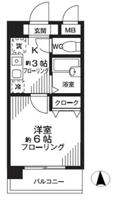 アルパ高円寺【3階】の間取り