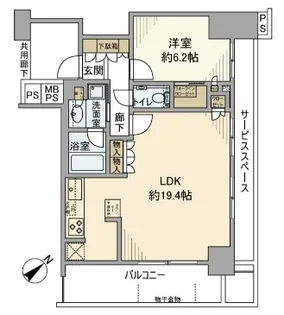 プラウドタワー大泉学園【14階】の間取り