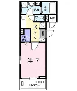 ソレイユ【2階】の間取り
