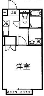 プレジールT・Y【2階】の間取り