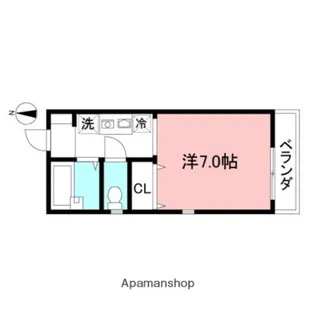 東京都杉並区浜田山1丁目【マンション】の間取り
