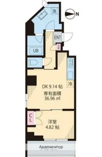 東京都杉並区阿佐谷南3丁目【マンション】の間取り