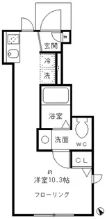 東京都世田谷区下馬5丁目【アパート】の間取り