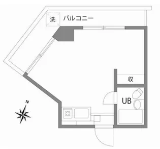NAVI梅ヶ丘【4階】の間取り
